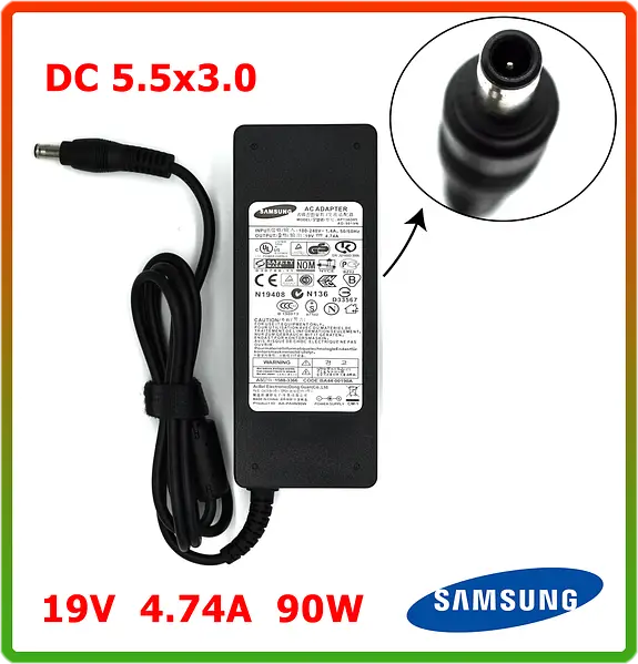 Samsung Laptop Charger 19V 4.74A 5.5*3.0