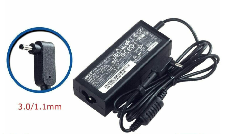 Acer Laptop Charger 19V.2.37A 3.0*1.1