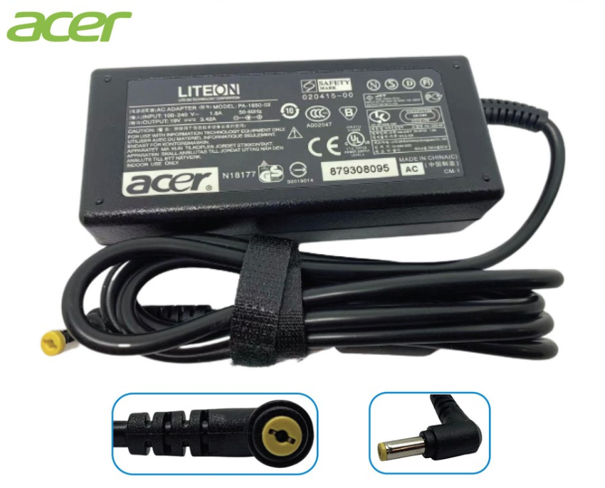 Acer Laptop Charger 19V 3.42A 5.5mm * 1.7mm