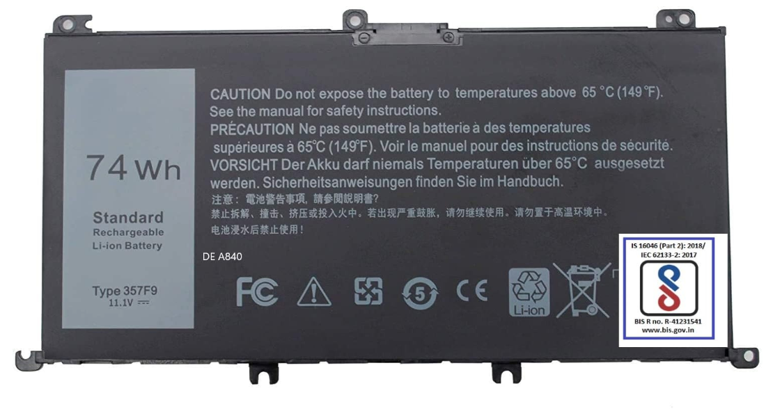 Dell Laptop Battery 357F9
