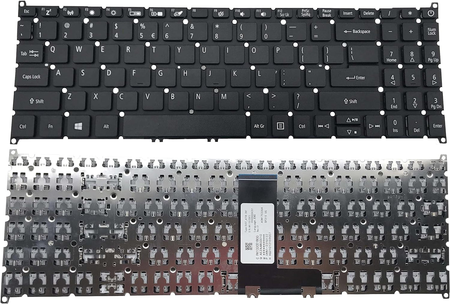Acer Laptop Keyboard A515-54