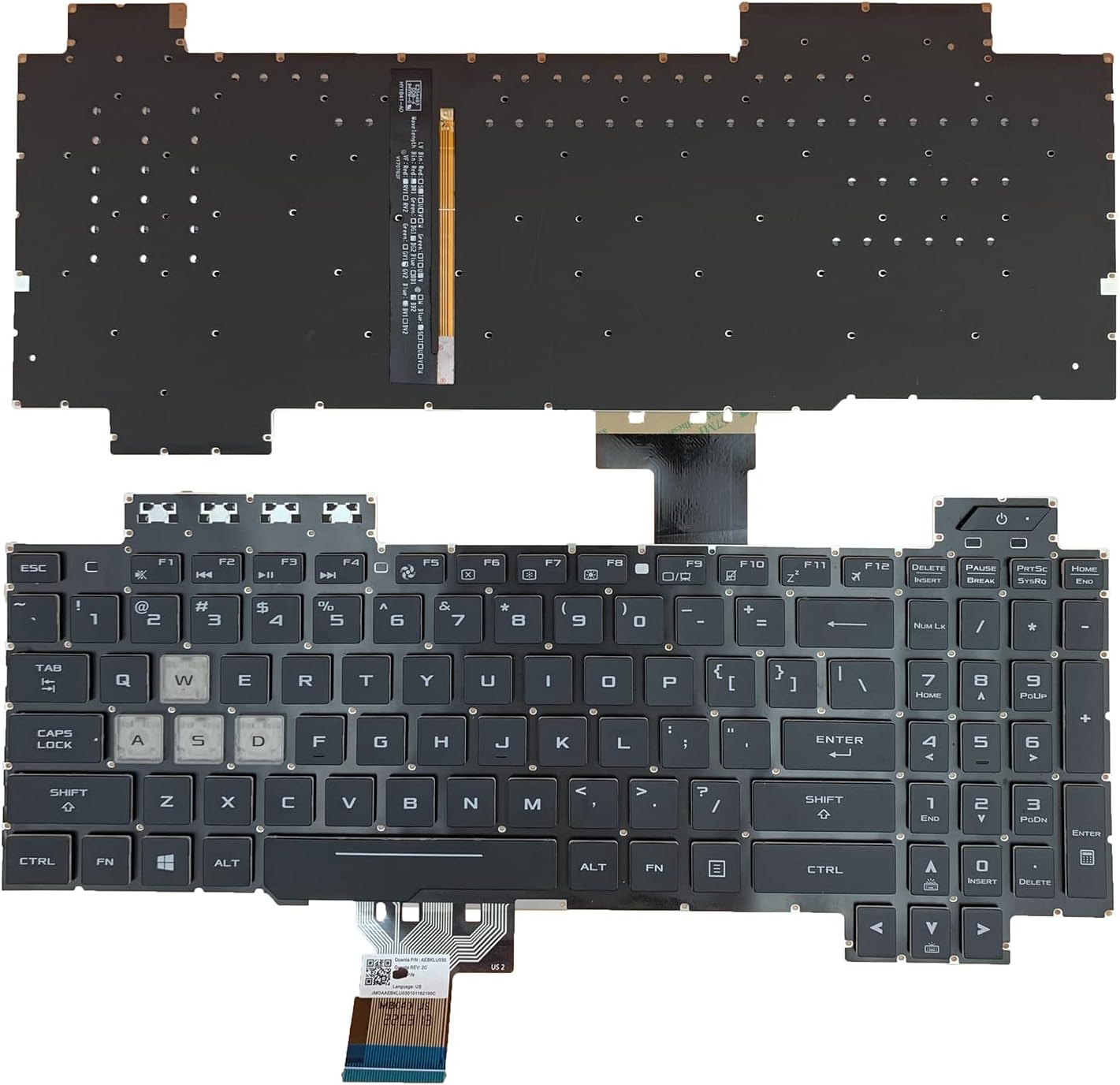 Asus Gaming Laptop Keyboard FX505D