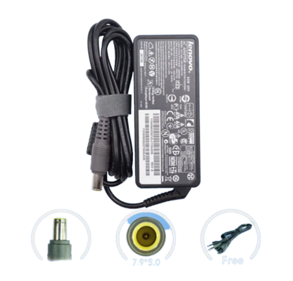 Lenovo Laptop Charger 20V 3.25A 7.9*5.5 65W