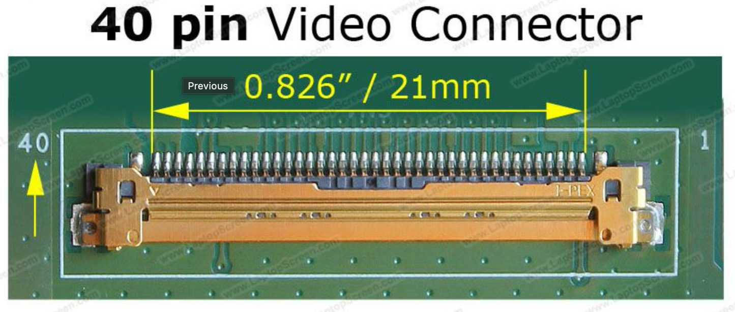 15.6" / FHD 1080P / 40 PIN / FRAMELESS / SLIM / 144HZ / NV156FHM - NX5