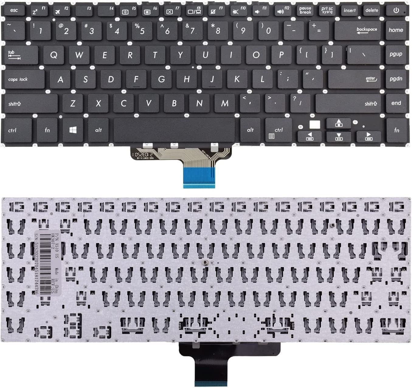 Asus Laptop Keyboard X510U