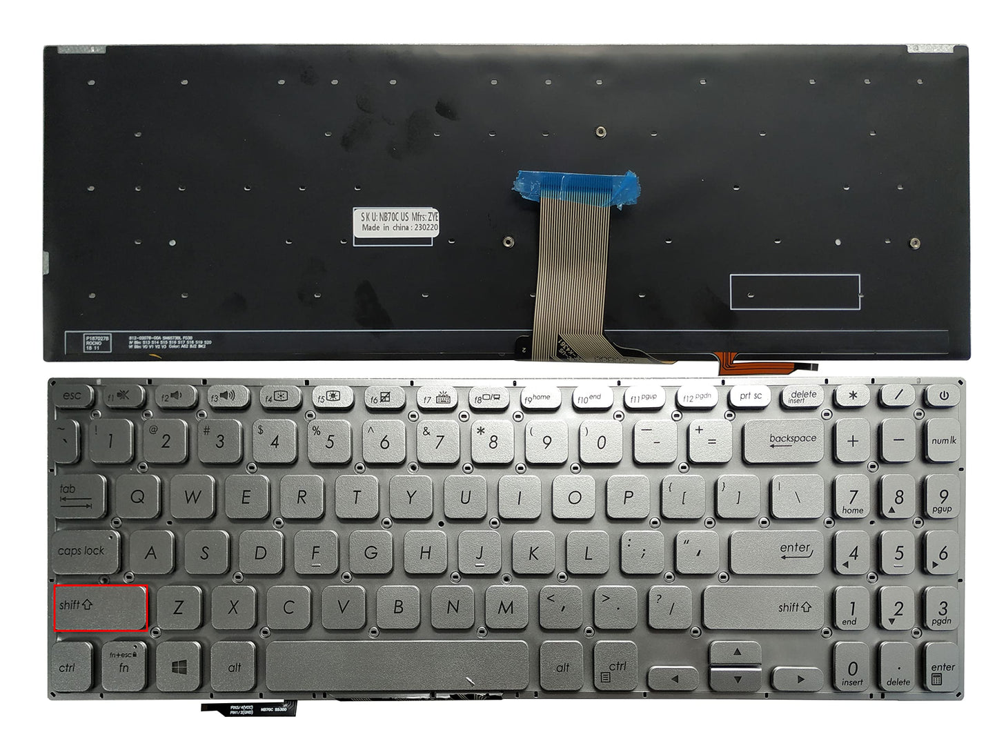 Asus Laptop Keyboard X530