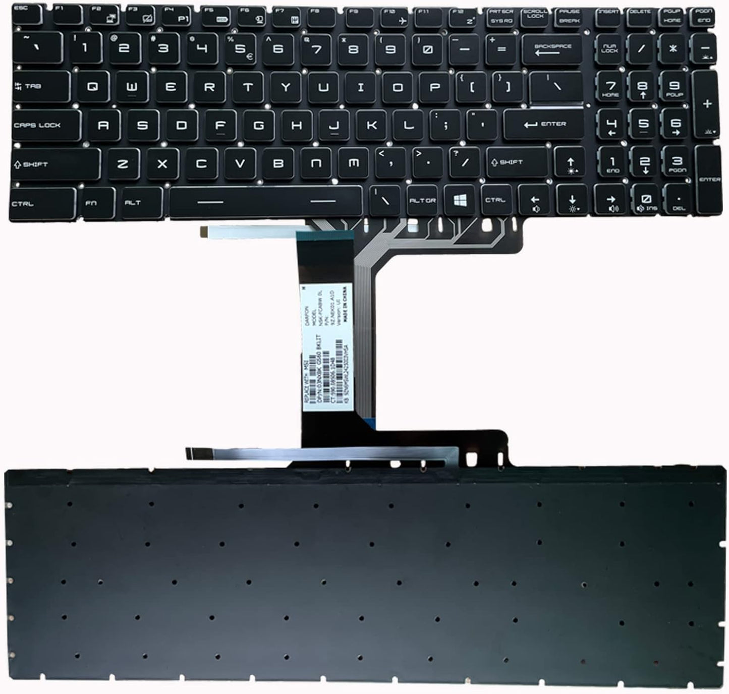 MSI Gaming Laptop Keyboard GE62