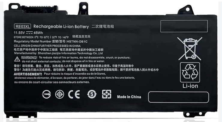HP Laptop Battery RE03XL