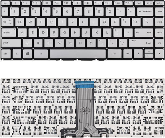 HP Laptop Keyboard 14-BS NO BACKLIGHT (Silver)