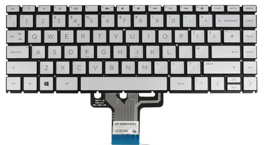 HP Laptop Keyboard 14CE Silver