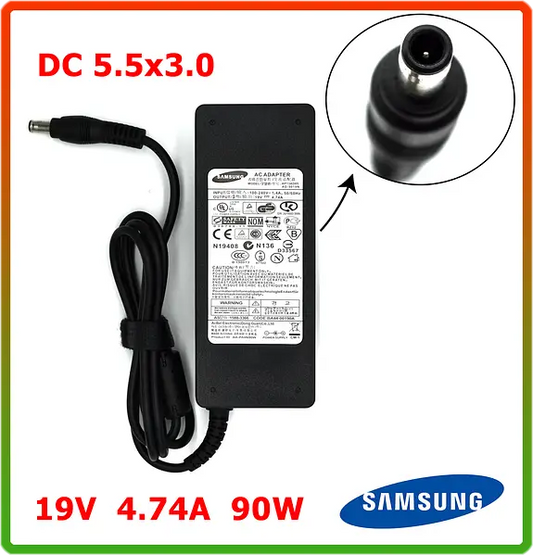 Samsung Laptop Charger 19V 4.74A 5.5*3.0