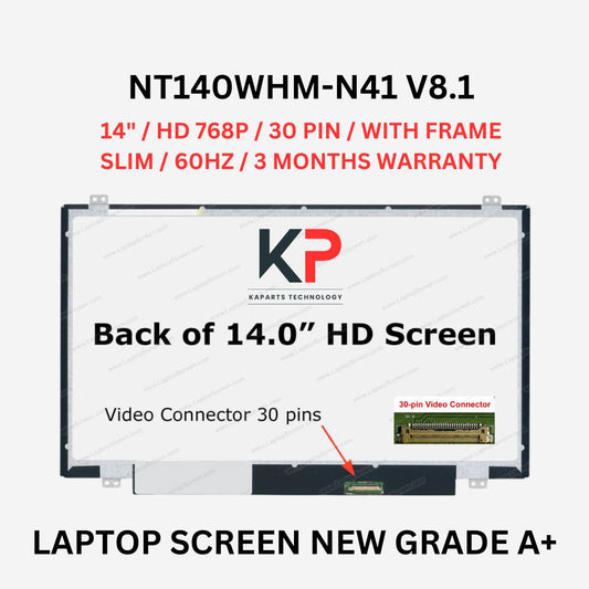 14.0" HD 768P / 30 PIN / WITH FRAME / SLIM