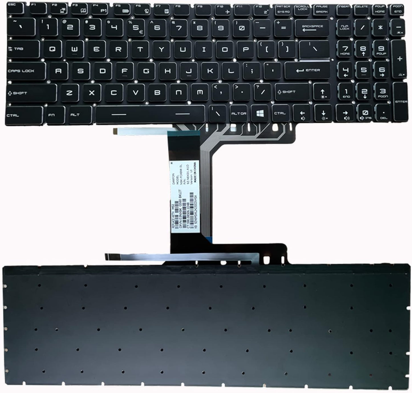 MSI Gaming Laptop Keyboard GE62